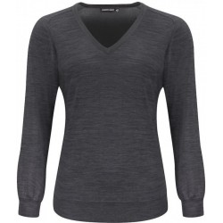 Пуловер жіночий JH&Frost Merino V темно-сірий меланж - 2930103909XS