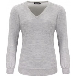 Пуловер жіночий JH&Frost Merino V сірий меланж - 2930103910XS Пуловер жіночий JH&Frost Merino V сірий меланж - 2930103910XS