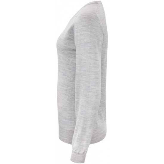 Пуловер жіночий JH&Frost Merino V сірий меланж - 2930103910L