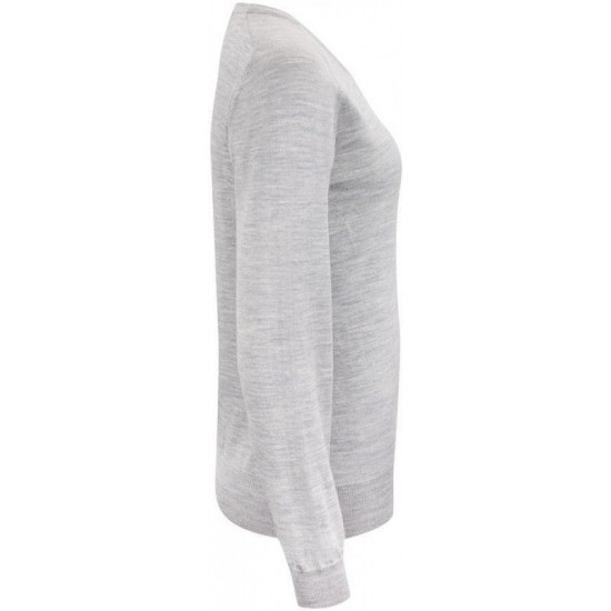 Пуловер жіночий JH&Frost Merino V сірий меланж - 2930103910L