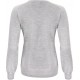 Пуловер жіночий Merino V-neck Woman сірий меланж - 2930103910XL