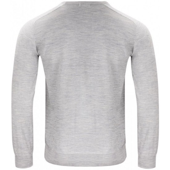 Пуловер чоловічий Merino U-neck сірий меланж - 2930201910S