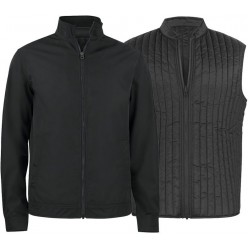 Куртка чоловіча 3в1 Cutter&Buck Shelton чорний - 35143099L