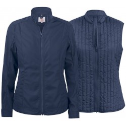 Куртка жіноча 3в1 Cutter&Buck Shelton темно-синій - 351431580L