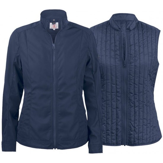 Куртка жіноча 3в1 Cutter&Buck Shelton темно-синій - 351431580L