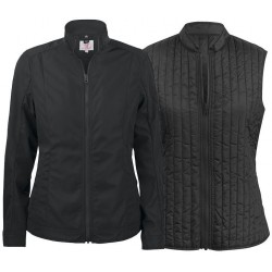 Куртка жіноча 3в1 Cutter&Buck Shelton чорний - 35143199S