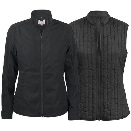 Куртка жіноча 3в1 Cutter&Buck Shelton чорний - 35143199L Куртка жіноча 3в1 Cutter&Buck Shelton чорний - 35143199L