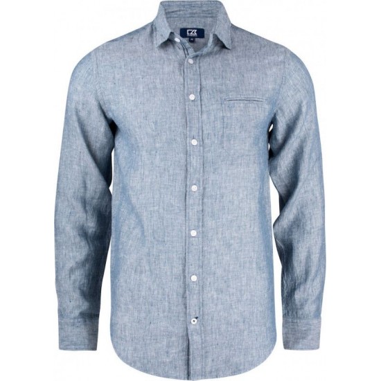 Сорочка чоловіча Cutter&Buck Summerland Linen джинсовий меланж - 352408569XL