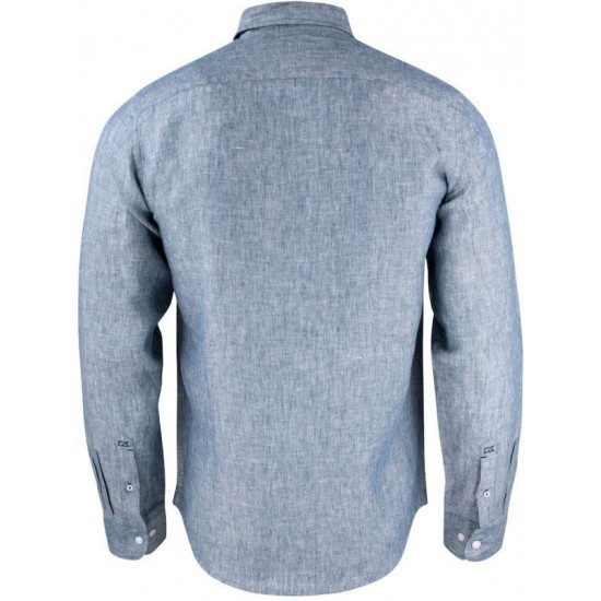 Сорочка чоловіча Cutter&Buck Summerland Linen джинсовий меланж - 352408569XL