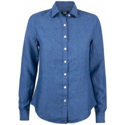 Сорочка жіноча Cutter&Buck Summerland Linen синій - 352409512XS Сорочка жіноча Cutter&Buck Summerland Linen синій - 352409512XS