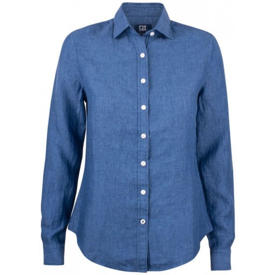 Сорочка жіноча Cutter&Buck Summerland Linen синій - 352409512M