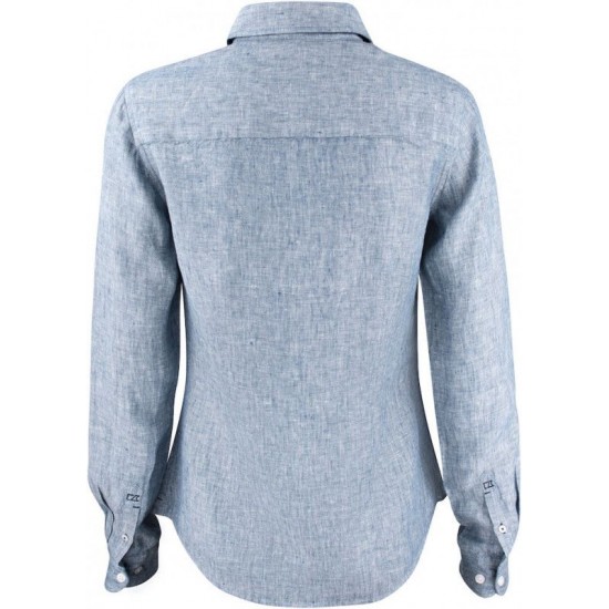 Сорочка жіноча Cutter&Buck Summerland Linen джинсовий меланж - 352409569S