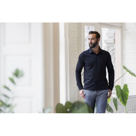 Сорочка чоловіча Cutter&Buck Hedley Stretch чорний - 35241299L