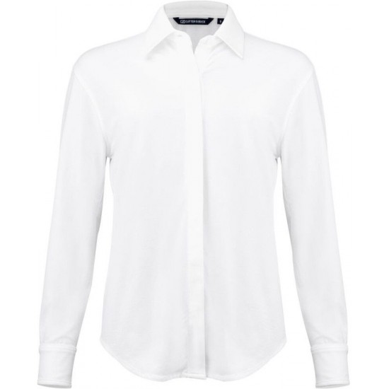 Сорочка жіноча Cutter&Buck Hedley Stretch білий - 35241300M Сорочка жіноча Cutter&Buck Hedley Stretch білий - 35241300M