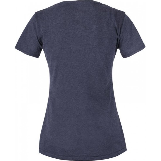 Футболка жіноча Cutter&Buck Pacific City Tee з принтом джинсовий меланж - 353401569XXL