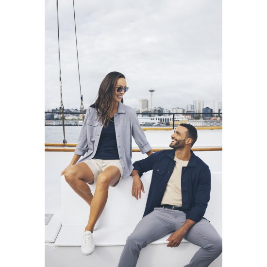 Футболка жіноча Cutter&Buck Manzanita Roundneck темно-синій меланж - 353409554M