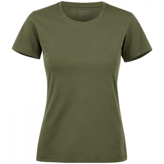 Футболка жіноча Cutter&Buck Manzanita Roundneck хакі - 353409640L