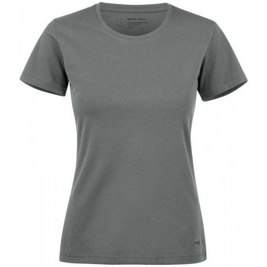 Футболка жіноча Cutter&Buck Manzanita Roundneck сірий - 35340990S