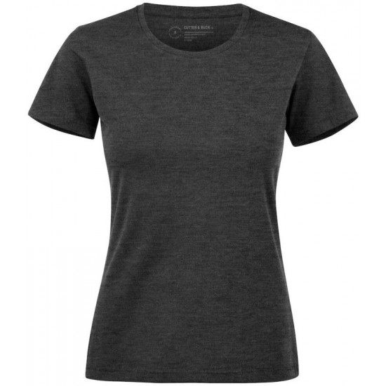 Футболка жіноча Cutter&Buck Manzanita Roundneck антрацит меланж - 353409955M