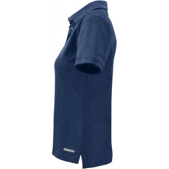 Футболка поло жіноча Cutter&Buck Advantage кобальт меланж - 354419535M