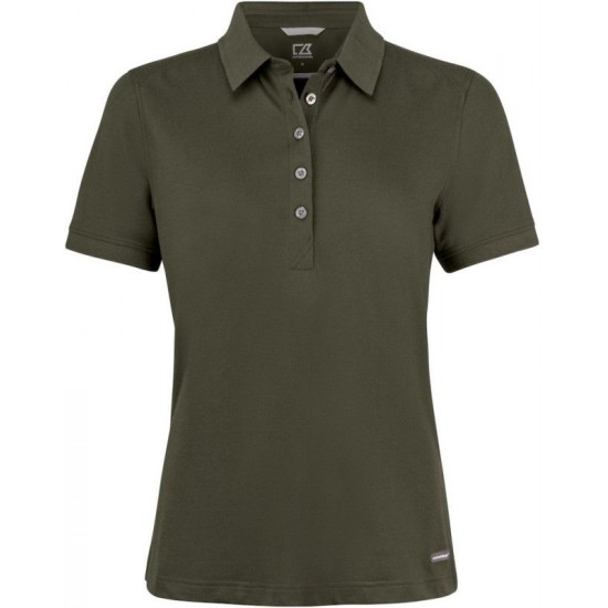 Футболка поло жіноча Cutter&Buck Advantage хакі - 354419640XL