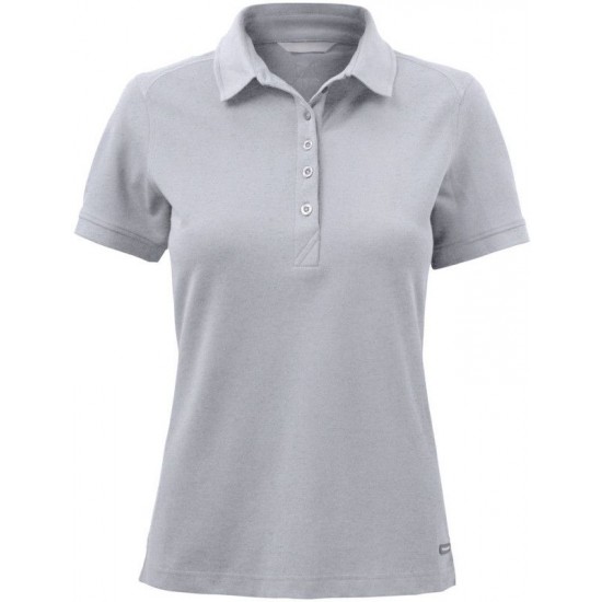Футболка поло жіноча Cutter&Buck Advantage сірий меланж - 35441995XL