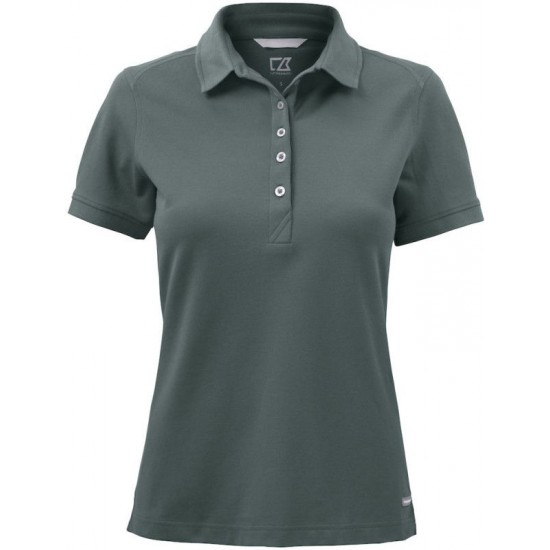 Футболка поло жіноча Cutter&Buck Advantage темно-сірий - 35441996XS