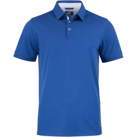 Футболка поло чоловіча Cutter&Buck Advantage Premium синій - 35442056M