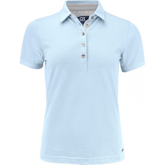 Футболка поло жіноча Cutter&Buck Advantage Premium світло-блакитний - 354421513L