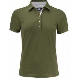 Футболка поло жіноча Cutter&Buck Advantage Premium хакі - 354421640S