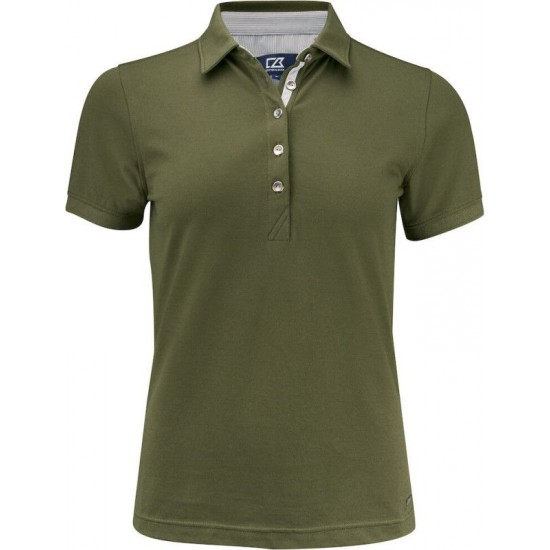 Футболка поло жіноча Cutter&Buck Advantage Premium хакі - 354421640XXL