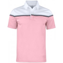 Футболка поло чоловіча Cutter&Buck Seabeck рожевий/білий - 354428210003XL