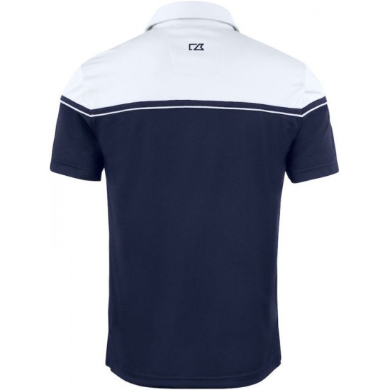 Футболка поло чоловіча Cutter&Buck Seabeck темно-синій/білий - 35442858000S Футболка поло чоловіча Cutter&Buck Seabeck темно-синій/білий - 35442858000S