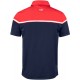 Футболка поло чоловіча Cutter&Buck Seabeck темно-синій/червоний - 35442858035XXL