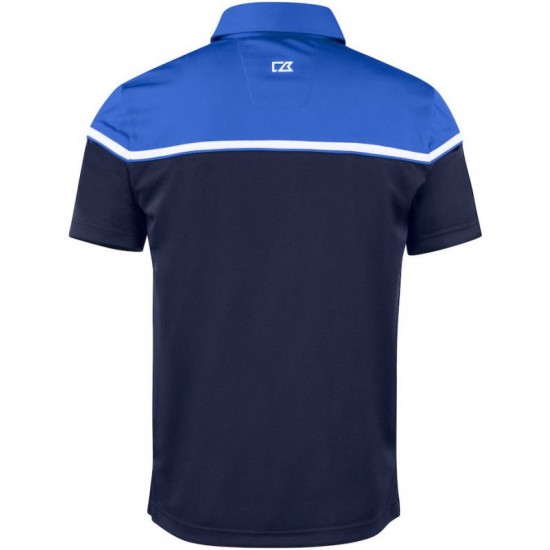 Футболка поло чоловіча Cutter&Buck Seabeck темно-синій/яскраво-синій - 35442858055S
