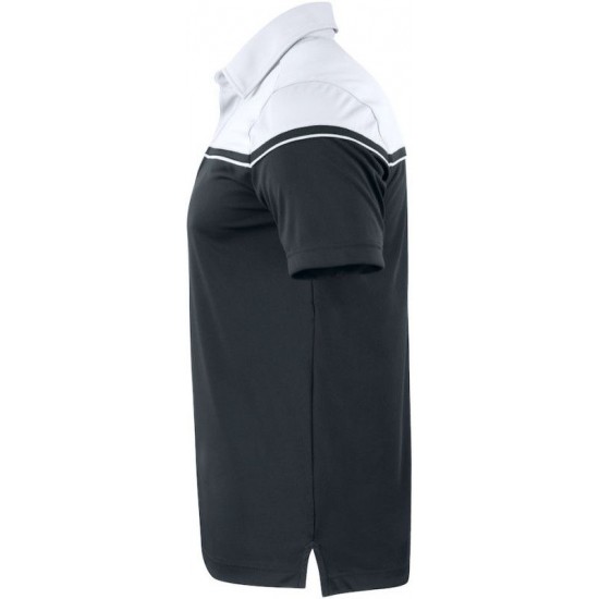 Футболка поло чоловіча Cutter&Buck Seabeck чорний/білий - 3544289900M