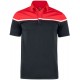 Футболка поло чоловіча Cutter&Buck Seabeck чорний/червоний - 3544289935S