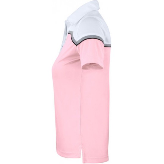 Футболка поло жіноча Cutter&Buck Seabeck рожевий/білий - 35442921000L Футболка поло жіноча Cutter&Buck Seabeck рожевий/білий - 35442921000L