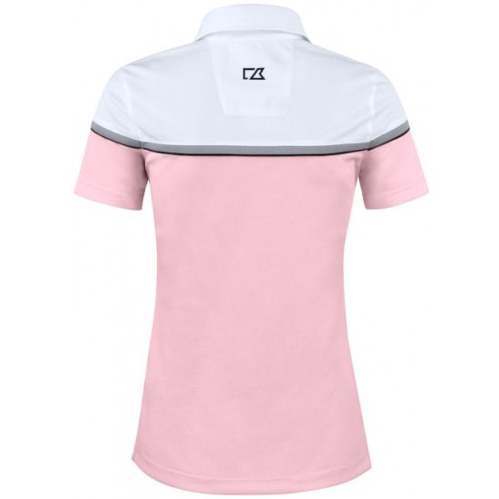 Футболка поло жіноча Cutter&Buck Seabeck рожевий/білий - 35442921000L Футболка поло жіноча Cutter&Buck Seabeck рожевий/білий - 35442921000L