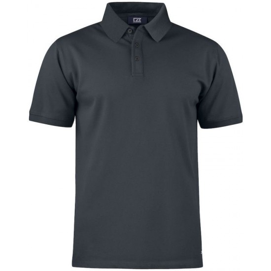 Футболка поло чоловіча Cutter&Buck Oceanside Stretch чорний - 35443099M