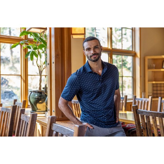 Футболка поло Cutter&Buck Virtue Eco темно-синій - 354432580XXL Футболка поло Cutter&Buck Virtue Eco темно-синій - 354432580XXL