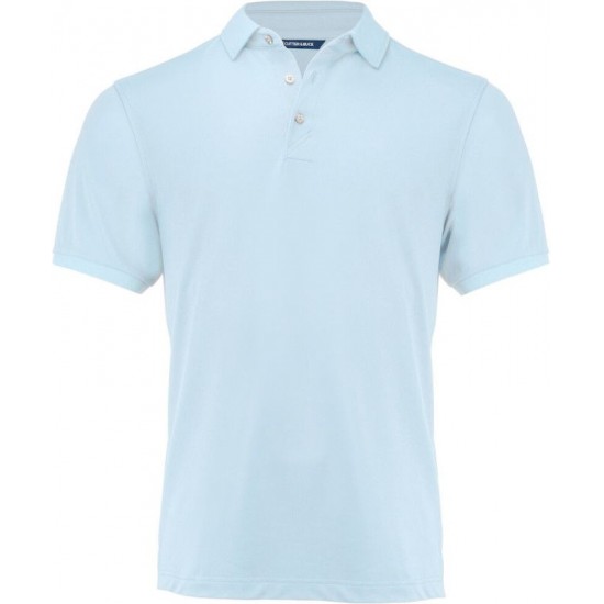 Футболка поло чоловіча Cutter&Buck Virtue Eco Solid світло-блакитний - 3544345134XL