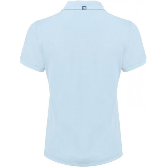 Футболка поло жіноча Cutter&Buck Virtue Eco Solid світло-блакитний - 354435513XS