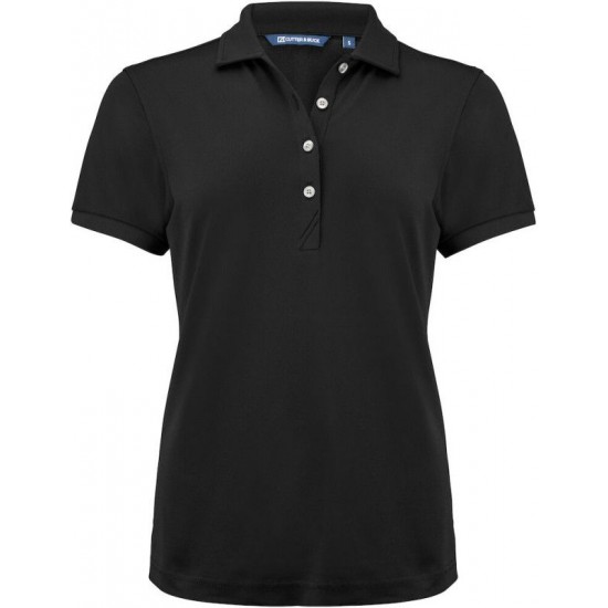Футболка поло жіноча Cutter&Buck Virtue Eco Solid чорний - 35443599XS