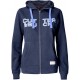 Худі на блискавці жіноче Cutter&Buck Twisp Hood Fz з принтом темно-синій - 35840758057XS