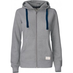 Худі на блискавці жіноче Cutter&Buck Twisp Hood Fz сірий меланж - 35840795S