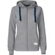 Худі на блискавці жіноче Cutter&Buck Twisp Hood Fz сірий меланж - 35840795S