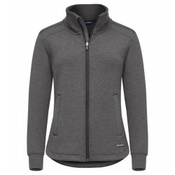 Світшот на блискавці жіночий Cutter&Buck Pemberton Cardigan FZ антрацит меланж - 358427955XL