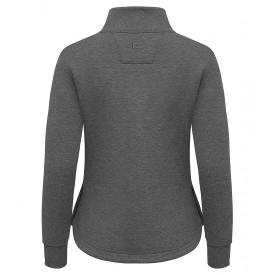 Світшот на блискавці жіночий Cutter&Buck Pemberton Cardigan FZ антрацит меланж - 358427955XL