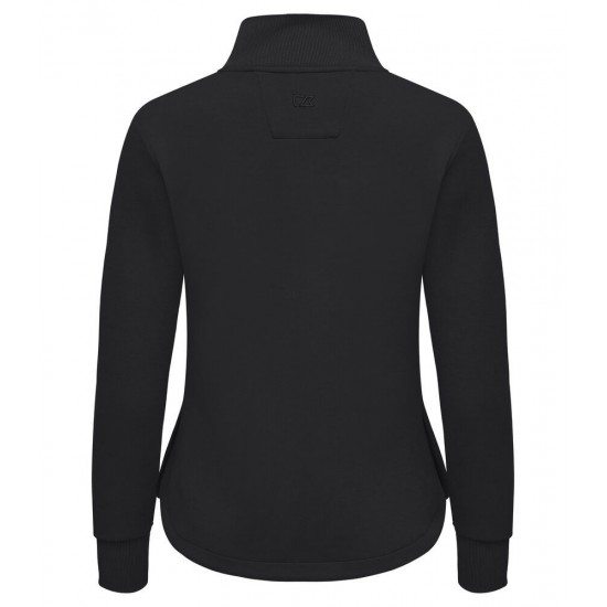 Світшот на блискавці жіночий Cutter&Buck Pemberton Cardigan FZ чорний - 35842799M